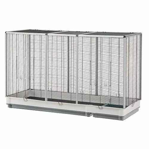Клетка Ferplast ESPACE 160 универсальная для птиц и грызунов, черная, 162х62х103 см