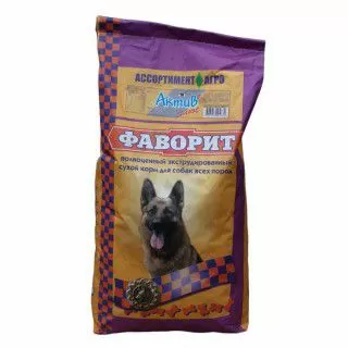 Корм Фаворит Актив плюс для высокоактивных собак, 13 кг