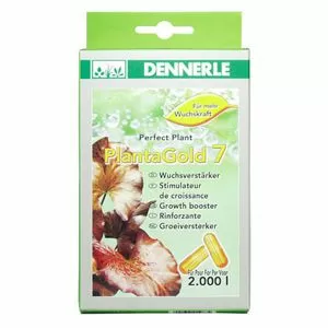 Dennerle PlantaGold 7 стимулятор роста для всех аквариумных растений, капсулы 20 шт.