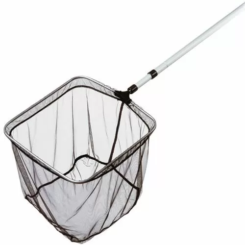 Сачок прудовый Hailea с телескопической ручкой, белый, квадратный, 35 см, L=150 см