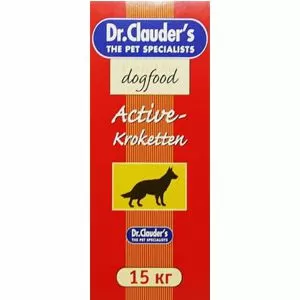 Корм Dr.Clauder`s Active-Kroketten для активных собак всех пород, 15 кг