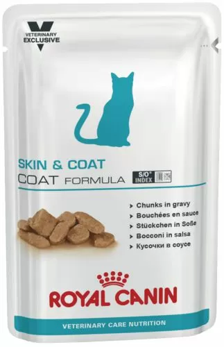 Диета Royal Canin SKIN&COAT FORMULA для кошек с чувствительной кожей, 100 г Диета Royal Canin SKIN&COAT FORMULA для кошек с чувствительной кожей, 100 г