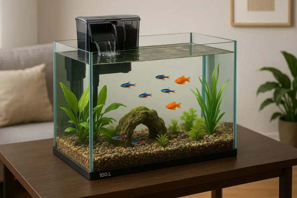 Каскадные фильтры рюкзачки для аквариума