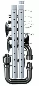 Tetra Комплект трубок Tetratec EX400/600/700 (выход)