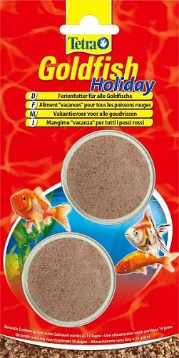 Tetra Goldfish Holiday корм "выходного дня" для золотых рыбок, брикет желе 30 г