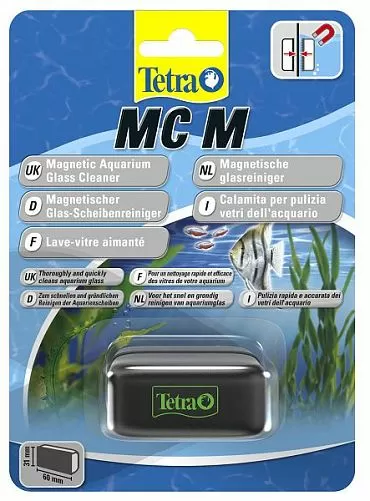 Tetratec магнитный скребок М для аквариумов с толщиной стекла до 5 мм Tetratec магнитный скребок М для аквариумов с толщиной стекла до 5 мм