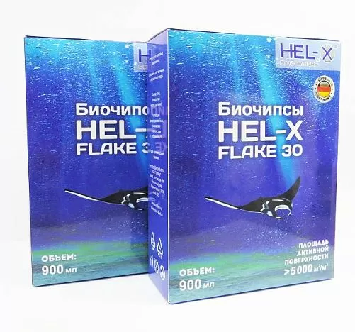 Наполнитель Hel-X FLAKE 30 Площадь биозагрузки более 4.5 м2, 0,9 л Наполнитель Hel-X FLAKE 30 Площадь биозагрузки более 4.5 м2, 0,9 л
