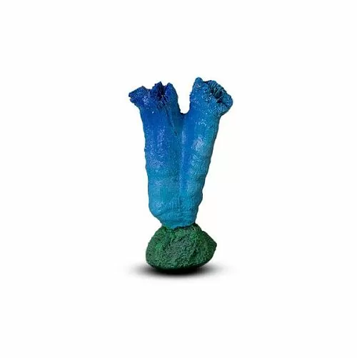 Коралл Тубастрея двойной Синий 13,5х8х8 см