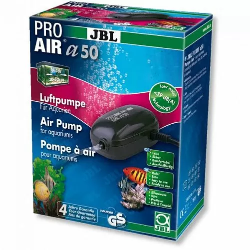 JBL ProAir a50 сверхтихий компрессор для аквариумов 10-50 л, 2,3 Вт
