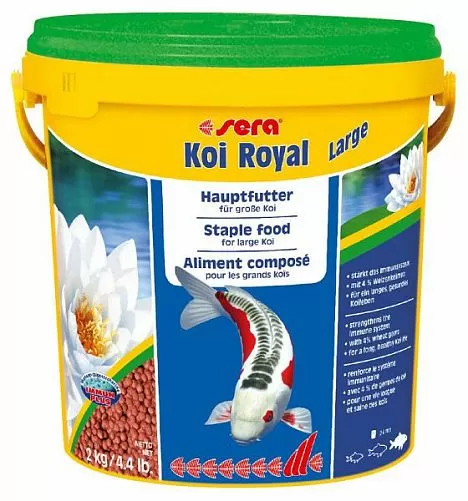 Sera KOI ROYAL ST large основной корм для кои свыше 25 см, гранулы 10 л