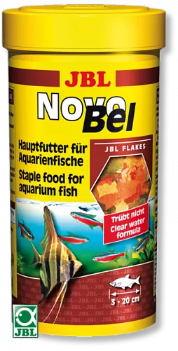 JBL NovoBel основной корм для аквариумных рыб, хлопья 100 мл