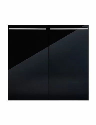 Дверки Biodesign Ф-400 для CRYSTAL 310, CRYSTAL PANORAMIC 310, черный суперглянец, 2 шт.