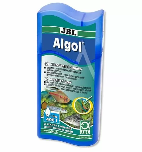 Кондиционер JBL Algol для борьбы с водорослями в пресном аквариуме, 100 мл на 400 л