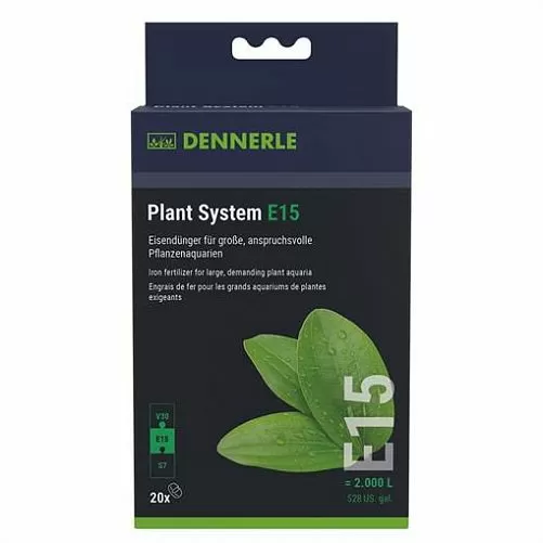 Добавка железа Dennerle Plant System E15 профессиональная высококонцентрированная, 20 таблеток
