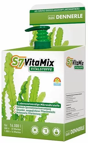Добавка профессиональная Dennerle S7 VitaMix высококонцентрированная, 500 мл Добавка профессиональная Dennerle S7 VitaMix высококонцентрированная, 500 мл