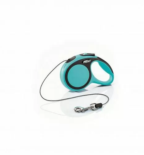 Рулетка FLEXI "NEW COMFORT" XS трос, 3 м 8 кг, синий