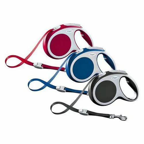 Рулетка FLEXI "Vario" ремень, S 5 м 15 кг, красный
