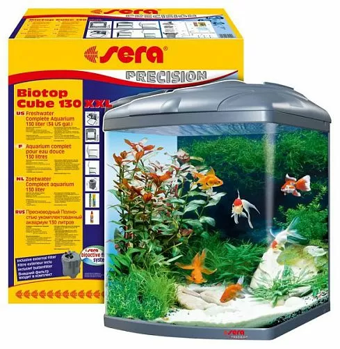 Аквариум BIOTOP CUBE XXL 130 + внешний фильтр, комплект, 130 л Аквариум BIOTOP CUBE XXL 130 + внешний фильтр, комплект, 130 л