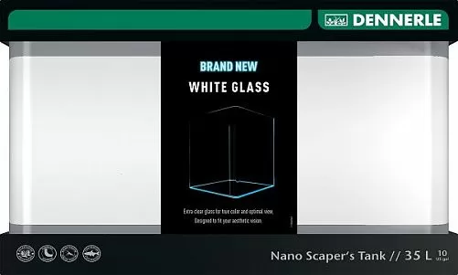 Аквариум Dennerle Nano Scaper's Tank White Glass 35 л, из осветленного стекла Аквариум Dennerle Nano Scaper's Tank White Glass 35 л, из осветленного стекла