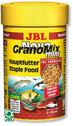 JBL NovoGranoMix mini основной корм для маленьких рыб, мини-гранулы 5,5 л