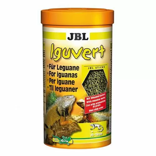 JBL Iguvert полноценный корм для игуан и других травоядных рептилий, 250 мл (105 г) JBL Iguvert полноценный корм для игуан и других травоядных рептилий, 250 мл (105 г)