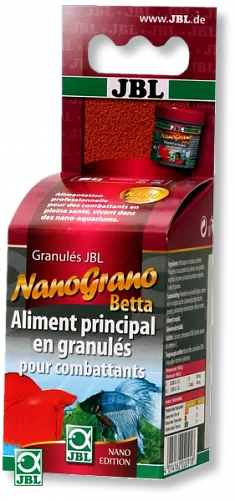 JBL NanoGrano Betta основной корм для бойцовых рыбок, гранулы 60 мл