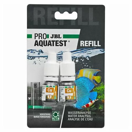 Дополнительные реагенты JBL ProAquaTest Cu Refill для экспресс-теста Cu Дополнительные реагенты JBL ProAquaTest Cu Refill для экспресс-теста Cu