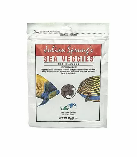 Красные водоросли Two Little Fishies SeaVeggies Red Seaweed для морских животных, 30 г