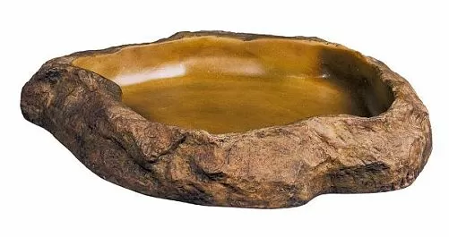 Кормушка-камень EXO TERRA EX Feeding Dishes средняя, пластиковая Кормушка-камень EXO TERRA EX Feeding Dishes средняя, пластиковая