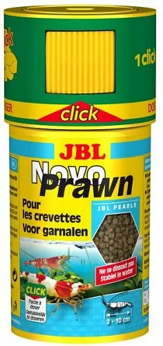 JBL NovoPrawn CLICK корм для креветок, в банке с дозатором, шарики 100 мл JBL NovoPrawn CLICK корм для креветок, в банке с дозатором, шарики 100 мл