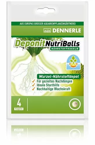 Добавка профессиональная грунтовая DENNERLE Nutriballs, 4 таб.