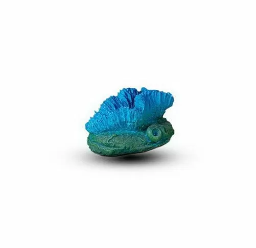 Коралл Гониопора Голубой 7х5х4 см