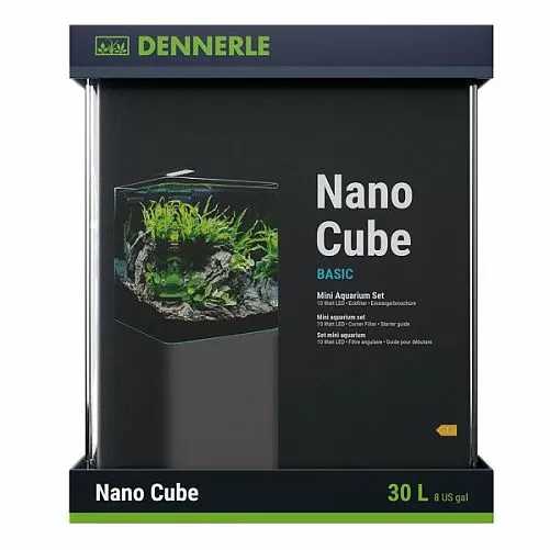 Аквариум Dennerle Nano Cube Basic с фильтром и освещением, 30 л