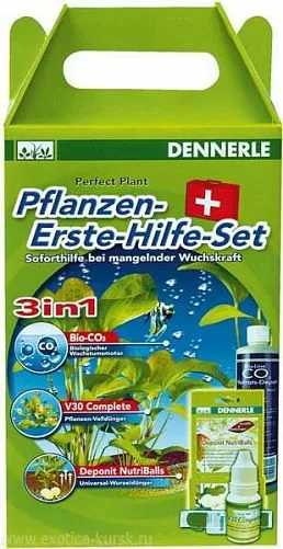 Dennerle  First-Aid Set 3 in 1 набор для первой помощи аквариумным растениям