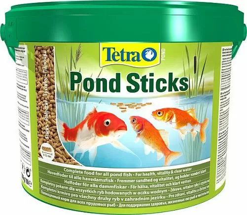 TetraPond Sticks основной корм для всех видов прудовых рыб, палочки 10 л TetraPond Sticks основной корм для всех видов прудовых рыб, палочки 10 л