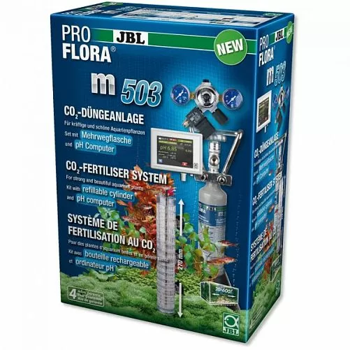 JBL ProFlora m503 CO2-система с пополняемым баллоном 500 г и pH-контроллером для аквариумов до 600 л