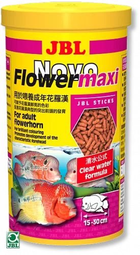 JBL NovoFlower maxi корм для цихлид крупного размера, палочки 1 л JBL NovoFlower maxi корм для цихлид крупного размера, палочки 1 л