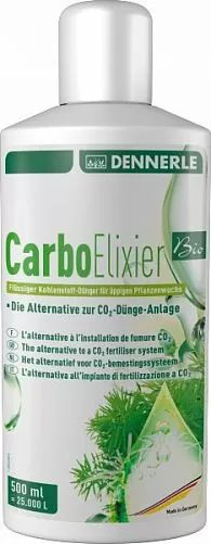 Dennerle Carbo Elixier BIO жидкое удобрение для аквариума, 500 мл Dennerle Carbo Elixier BIO жидкое удобрение для аквариума, 500 мл