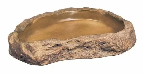 Кормушка-камень EXO TERRA EX Feeding Dishes большая, пластиковая Кормушка-камень EXO TERRA EX Feeding Dishes большая, пластиковая