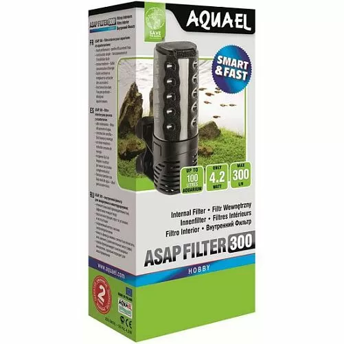 Aquael ASAP 300 внутренний аквариумный фильтр, 300 л/ч Aquael ASAP 300 внутренний аквариумный фильтр, 300 л/ч