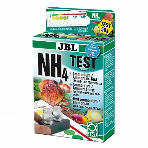 Ammonium Test Set NH4 JBL тест для аммоний в пресной и морской воде, 50 изм. Ammonium Test Set NH4 JBL тест для аммоний в пресной и морской воде, 50 изм.