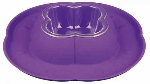 Миска TRIXIE пластиковая на силиконовой подставке, 0,2 л, 23х23 см