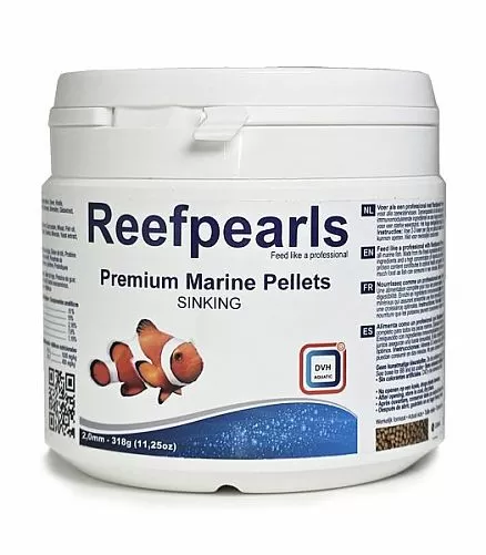 Корм DVH Reef Pearls для морских рыб, гранулы 2,0 мм, 318 г