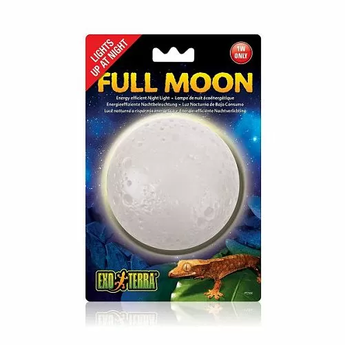 Светильник Exo Terra Moonlight Полнолуние, работает от розетки, 10x2.3 см