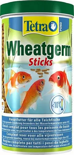 ТetraPond Wheatgerm Sticks облегченный корм для карпов Кои в осенне-зимний период, палочки 1 л