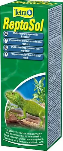 TetraFauna ReptoSol витаминный концентрат для добавление в корм для всех видов рептилий, 50 мл