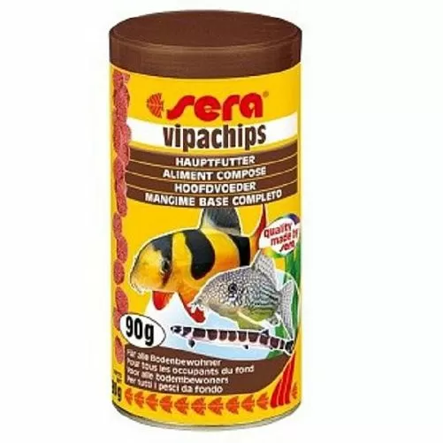 Sera VIPACHIPS основной корм для придонных рыб, чипсы 250 мл Sera VIPACHIPS основной корм для придонных рыб, чипсы 250 мл