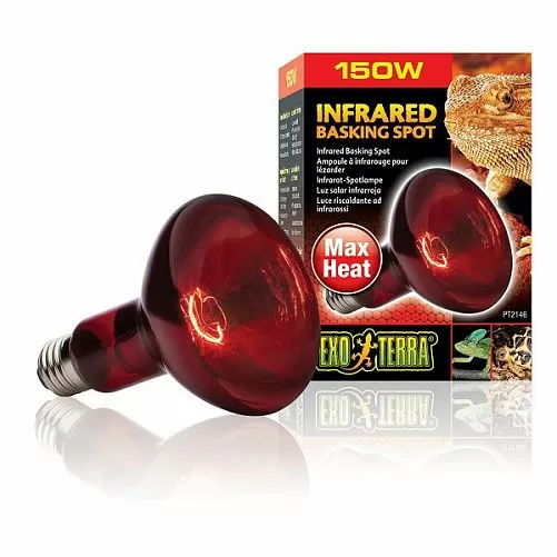 Лампа инфракрасная Exo Terra Infrared Basking Spot для обогрева рептилий, 150 Вт