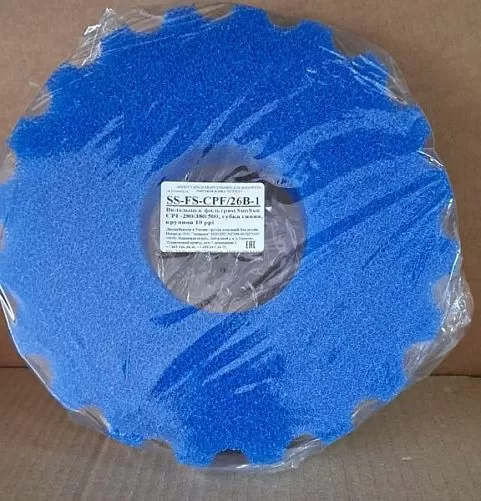 Вкладыш к фильтрам SunSun CPF-280/380/500, губка синяя, крупная 10 ppi
