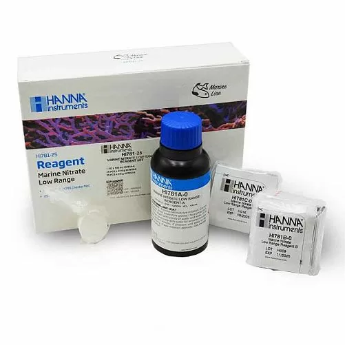 Набор реагентов на нитраты низкого диапазона Hanna Instruments Marine Nitrate Low Range Reagent Set